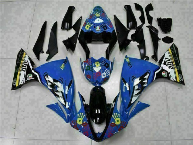 2009-2011 Bleu Yamaha YZF R1 Carénages Moto 2009-2011 Bleu Yamaha YZF R1 Carénages Moto