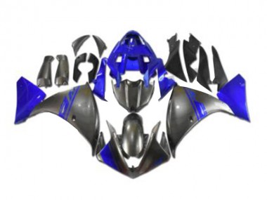 2009-2011 Gris Bleu Yamaha YZF R1 Carénage Moto