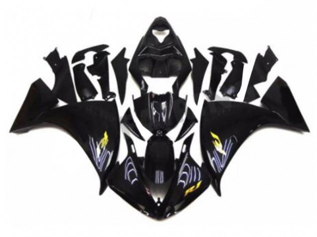 2009-2011 Noir Yamaha YZF R1 Carénage Moto 2009-2011 Noir Yamaha YZF R1 Carénage Moto