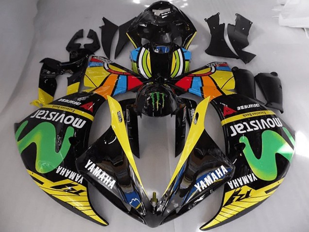 2009-2011 Rossi Movistar Yamaha YZF R1 Carénage Moto 2009-2011 Rossi Movistar Yamaha YZF R1 Carénage Moto