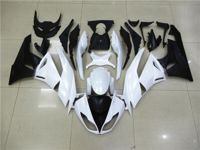 2009-2012 Blanc Kawasaki ZX6R Carénage Moto 2009-2012 Blanc Kawasaki ZX6R Carénage Moto