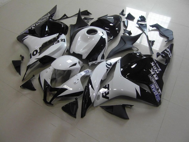 2009-2012 Blanc Noir Repsol Honda CBR600RR Carénage Moto 2009-2012 Blanc Noir Repsol Honda CBR600RR Carénage Moto