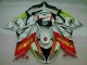 2009-2012 Blanc Rouge H. Énergie Kawasaki ZX6R Carénage Moto 2009-2012 Blanc Rouge H. Énergie Kawasaki ZX6R Carénage Moto