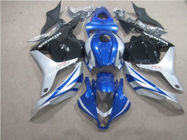 2009-2012 Bleu Argent Noir Honda CBR600RR Carénage Moto