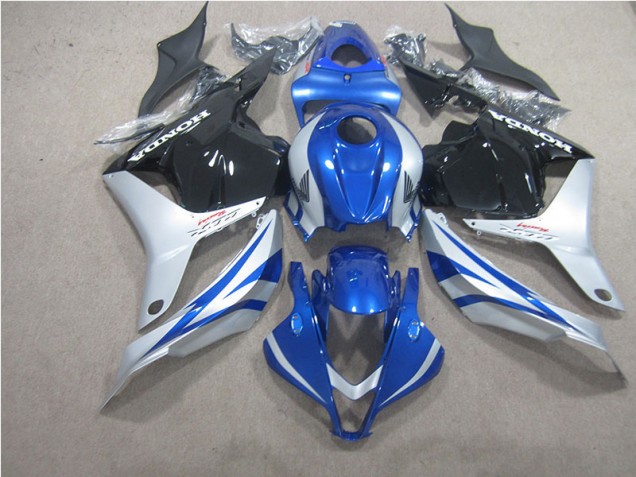 2009-2012 Bleu Argent Noir Honda CBR600RR Carénage Moto 2009-2012 Bleu Argent Noir Honda CBR600RR Carénage Moto