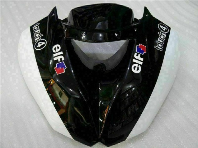 2009-2012 Noir Blanc 3M Touch4 Kawasaki ZX6R Carénages Moto 2009-2012 Noir Blanc 3M Touch4 Kawasaki ZX6R Carénages Moto