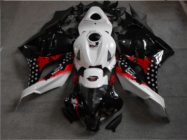 2009-2012 Noir Blanc Rouge Honda CBR600RR Carénage Moto 2009-2012 Noir Blanc Rouge Honda CBR600RR Carénage Moto