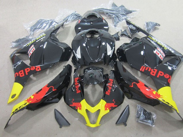 2009-2012 Noir Red Bull Honda CBR600RR Carénages Moto 2009-2012 Noir Red Bull Honda CBR600RR Carénages Moto
