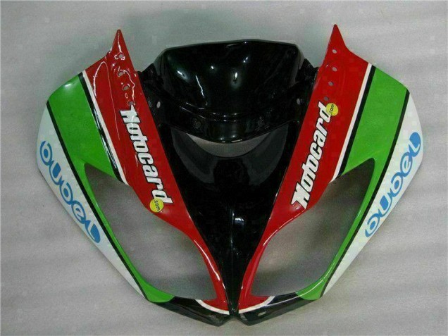 2009-2012 Noir Rouge Vert Motocard Kawasaki ZX6R Carénage Moto 2009-2012 Noir Rouge Vert Motocard Kawasaki ZX6R Carénage Moto