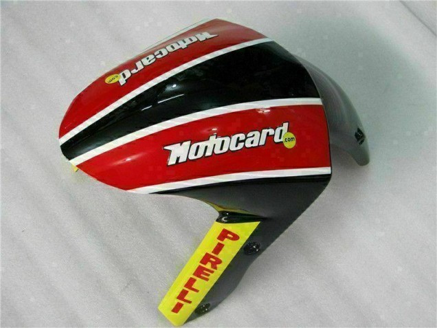 2009-2012 Noir Rouge Vert Motocard Kawasaki ZX6R Carénage Moto 2009-2012 Noir Rouge Vert Motocard Kawasaki ZX6R Carénage Moto