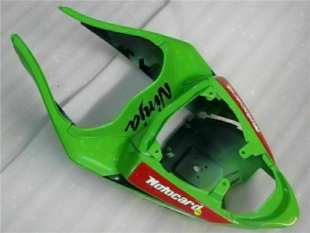 2009-2012 Noir Rouge Vert Motocard Kawasaki ZX6R Carénage Moto 2009-2012 Noir Rouge Vert Motocard Kawasaki ZX6R Carénage Moto