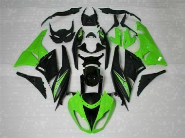 2009-2012 Noir Vert 636 Kawasaki ZX6R Carénage Moto
