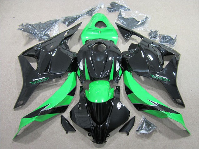 2009-2012 Noir Vert Honda CBR600RR Carénage Moto 2009-2012 Noir Vert Honda CBR600RR Carénage Moto