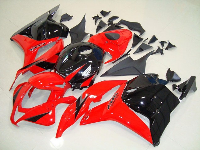 2009-2012 Rouge Noir Honda CBR600RR Carénage Moto 2009-2012 Rouge Noir Honda CBR600RR Carénage Moto