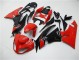 2009-2012 Rouge Noir Kawasaki ZX6R Carénage Moto 2009-2012 Rouge Noir Kawasaki ZX6R Carénage Moto