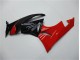 2009-2012 Rouge Noir Kawasaki ZX6R Carénage Moto 2009-2012 Rouge Noir Kawasaki ZX6R Carénage Moto