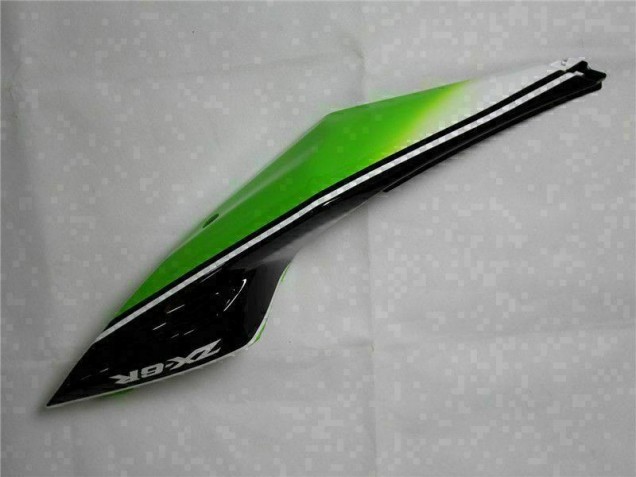2009-2012 Vert Noir Blanc 25 Kawasaki ZX6R Carénage Moto 2009-2012 Vert Noir Blanc 25 Kawasaki ZX6R Carénage Moto