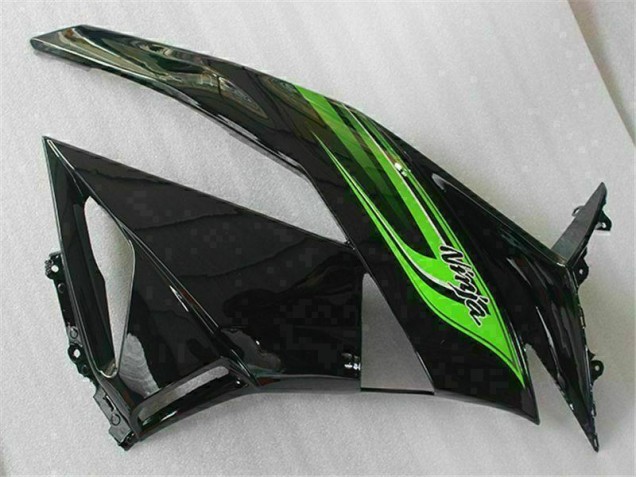 2009-2012 Vert Noir Kawasaki ZX6R Carénage Moto 2009-2012 Vert Noir Kawasaki ZX6R Carénage Moto