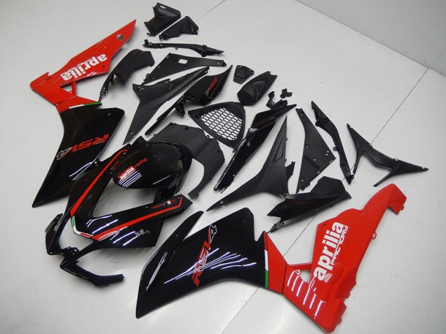 2009-2015 Noir Rouge Aprilia RSV4 Carénages Moto 2009-2015 Noir Rouge Aprilia RSV4 Carénages Moto