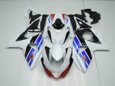 2009-2016 Blanc Bleu Noir Suzuki GSXR 1000 Carénage Moto