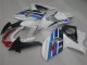 2009-2016 Blanc Bleu Suzuki GSXR 1000 Carénage Moto 2009-2016 Blanc Bleu Suzuki GSXR 1000 Carénage Moto