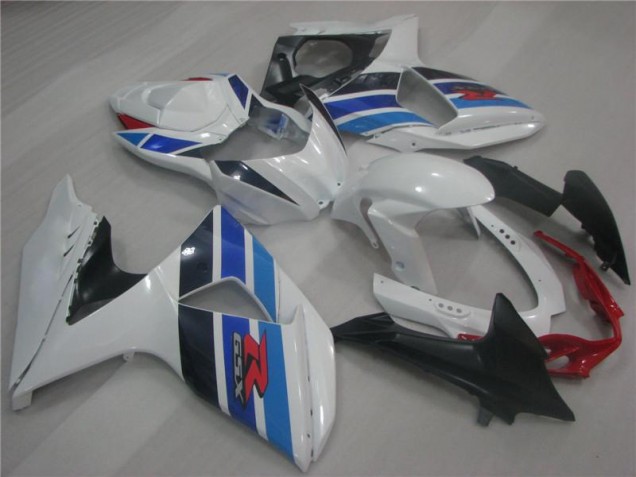 2009-2016 Blanc Bleu Suzuki GSXR 1000 Carénage Moto 2009-2016 Blanc Bleu Suzuki GSXR 1000 Carénage Moto
