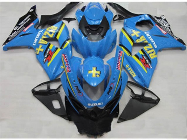 2009-2016 Bleu Rizla Hopper Suzuki GSXR 1000 Carénage Moto 2009-2016 Bleu Rizla Hopper Suzuki GSXR 1000 Carénage Moto