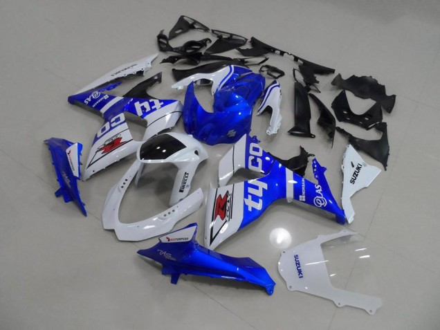 2009-2016 Bleu Tyco Suzuki GSXR 1000 Carénage Moto 2009-2016 Bleu Tyco Suzuki GSXR 1000 Carénage Moto