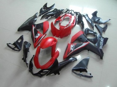 2009-2016 Matte Rouge Noir Suzuki GSXR 1000 Carénage Moto