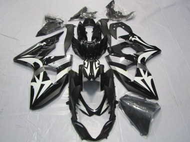 2009-2016 Noir Blanc Suzuki GSXR 1000 Carénage Moto