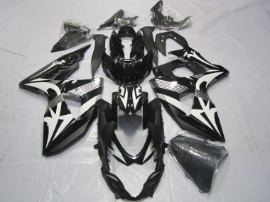 2009-2016 Noir Blanc Suzuki GSXR 1000 Carénages Moto