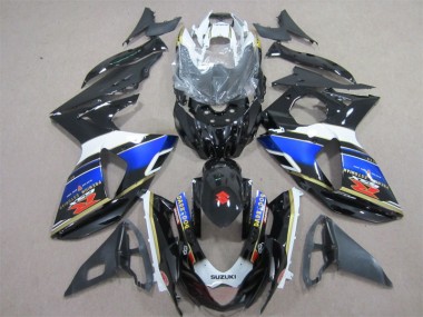 2009-2016 Noir Bleu Dark Dog Suzuki GSXR 1000 Carénage Moto