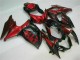 2009-2016 Rouge Flamme Noir Suzuki GSXR 1000 Carénage Moto 2009-2016 Rouge Flamme Noir Suzuki GSXR 1000 Carénage Moto