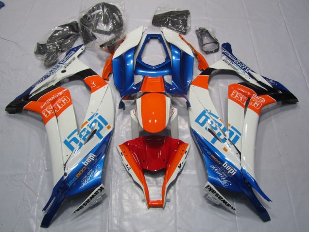 2011-2015 Bleu Orange Kawasaki ZX10R Carénage Moto 2011-2015 Bleu Orange Kawasaki ZX10R Carénage Moto