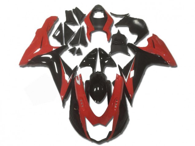 2011-2021 Rouge Noir Suzuki GSXR 600/750 Carénages Moto 2011-2021 Rouge Noir Suzuki GSXR 600/750 Carénages Moto