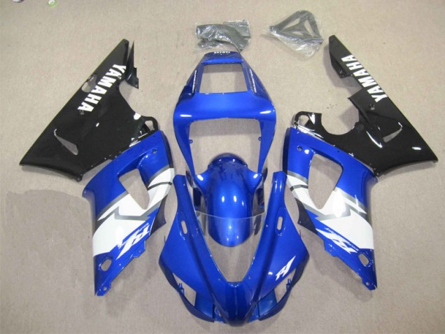 2012-2014 Bleu Noir Blanc Yamaha YZF R1 Carénages Moto 2012-2014 Bleu Noir Blanc Yamaha YZF R1 Carénages Moto