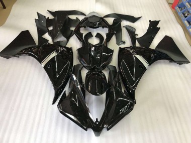 2012-2014 Noir Brillant Yamaha YZF R1 Carénage Moto