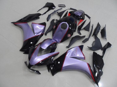 2012-2016 Argent Gris avec Noir Brillant Honda CBR1000RR Carénage Moto