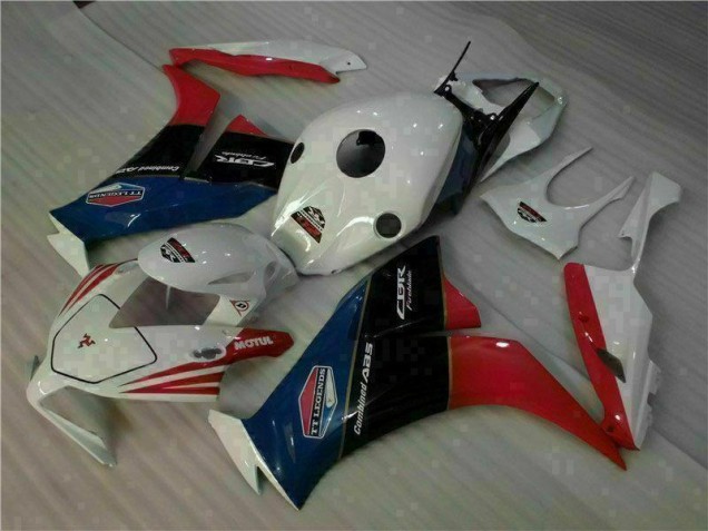 2012-2016 Blanc Rouge Honda CBR1000RR Carénage Moto
