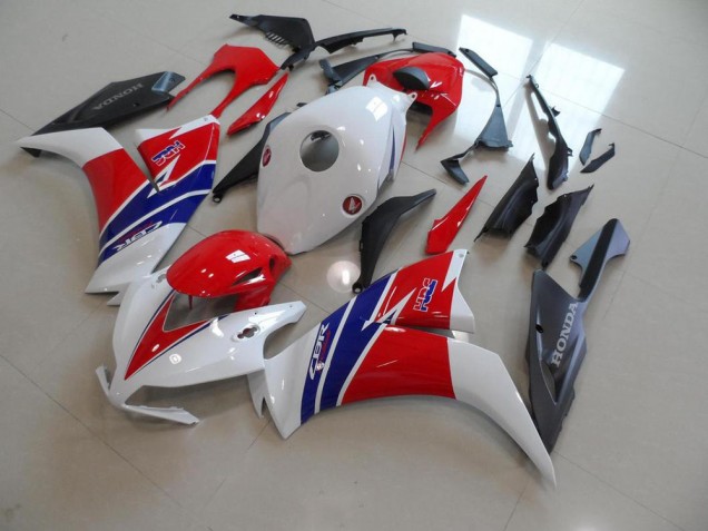 2012-2016 Blanc Rouge Noir Mat TT Legend Honda CBR1000RR Carénage Moto 2012-2016 Blanc Rouge Noir Mat TT Legend Honda CBR1000RR Carénage Moto