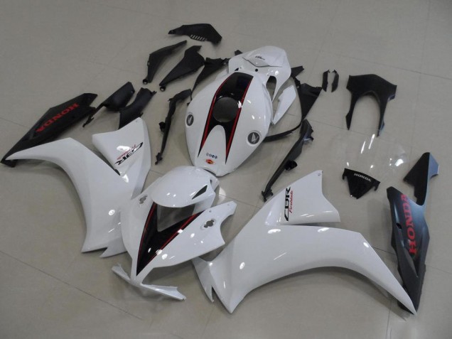 2012-2016 Blanc et Noir Mat Style OEM Honda CBR1000RR Carénage Moto 2012-2016 Blanc et Noir Mat Style OEM Honda CBR1000RR Carénage Moto