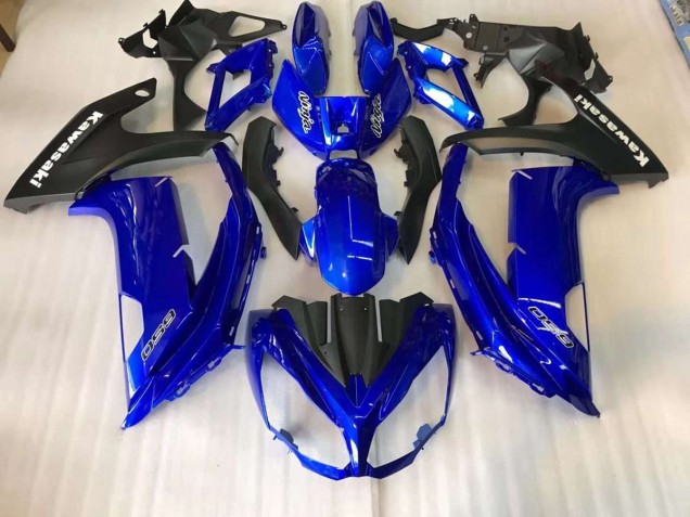 2012-2016 Bleu Kawasaki EX650 Carénage Moto 2012-2016 Bleu Kawasaki EX650 Carénage Moto