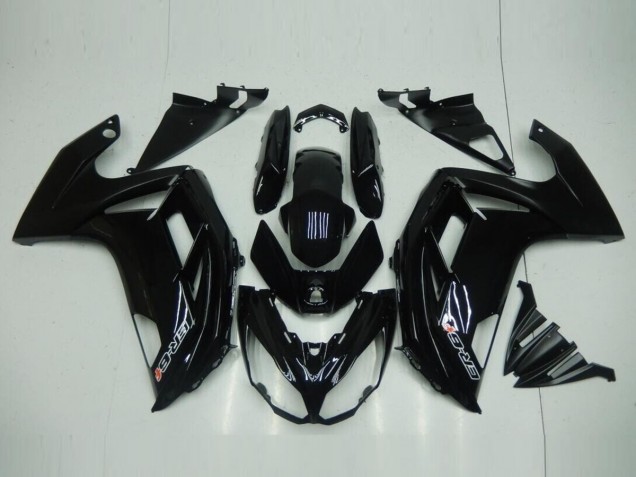 2012-2016 Noir Brillant Kawasaki EX650 Carénage Moto 2012-2016 Noir Brillant Kawasaki EX650 Carénage Moto