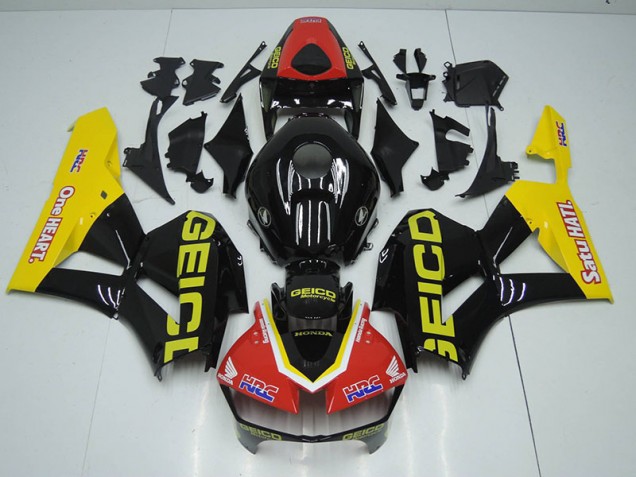 2012-2016 Noir Rouge HRC Honda CBR1000RR Carénage Moto 2012-2016 Noir Rouge HRC Honda CBR1000RR Carénage Moto