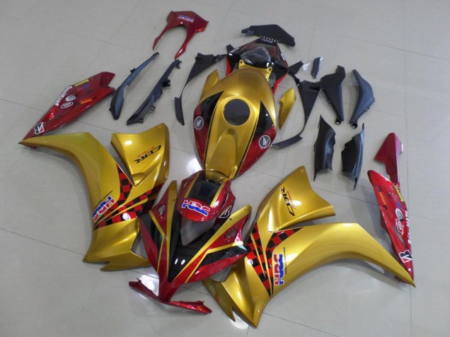 2012-2016 Or et Dark Rouge Honda CBR1000RR Carénage Moto 2012-2016 Or et Dark Rouge Honda CBR1000RR Carénage Moto