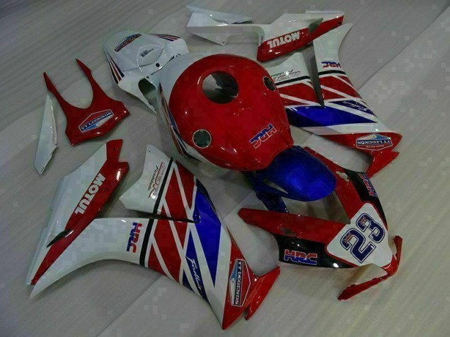 2012-2016 Rouge Blanc Bleu 23 Honda CBR1000RR Carénage Moto 2012-2016 Rouge Blanc Bleu 23 Honda CBR1000RR Carénage Moto