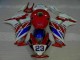 2012-2016 Rouge Blanc Bleu 23 Honda CBR1000RR Carénage Moto 2012-2016 Rouge Blanc Bleu 23 Honda CBR1000RR Carénage Moto