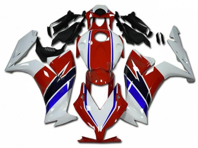 2012-2016 Rouge Blanc Honda CBR1000RR Carénage Moto 2012-2016 Rouge Blanc Honda CBR1000RR Carénage Moto