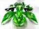 2012-2021 Vert Noir Kawasaki ZX14R ZZR1400 Carénage Moto 2012-2021 Vert Noir Kawasaki ZX14R ZZR1400 Carénage Moto