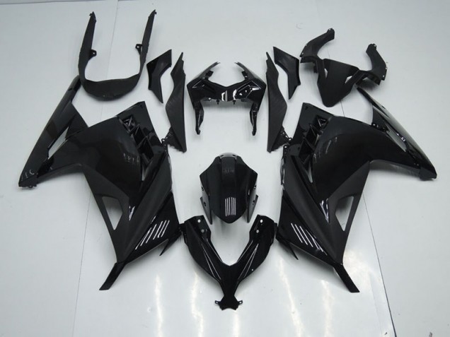 2013-2016 Noir Kawasaki ZX300R Carénages Moto 2013-2016 Noir Kawasaki ZX300R Carénages Moto